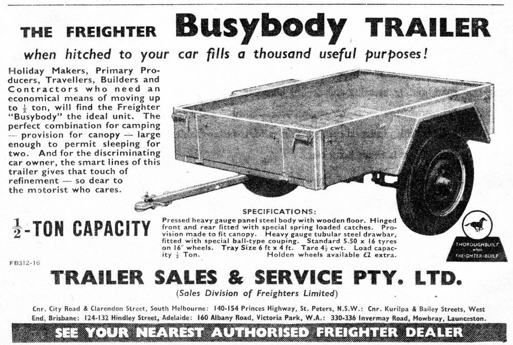 1954 Freighter Trailers
